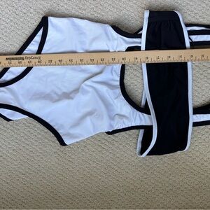 Black and White Swimsuit